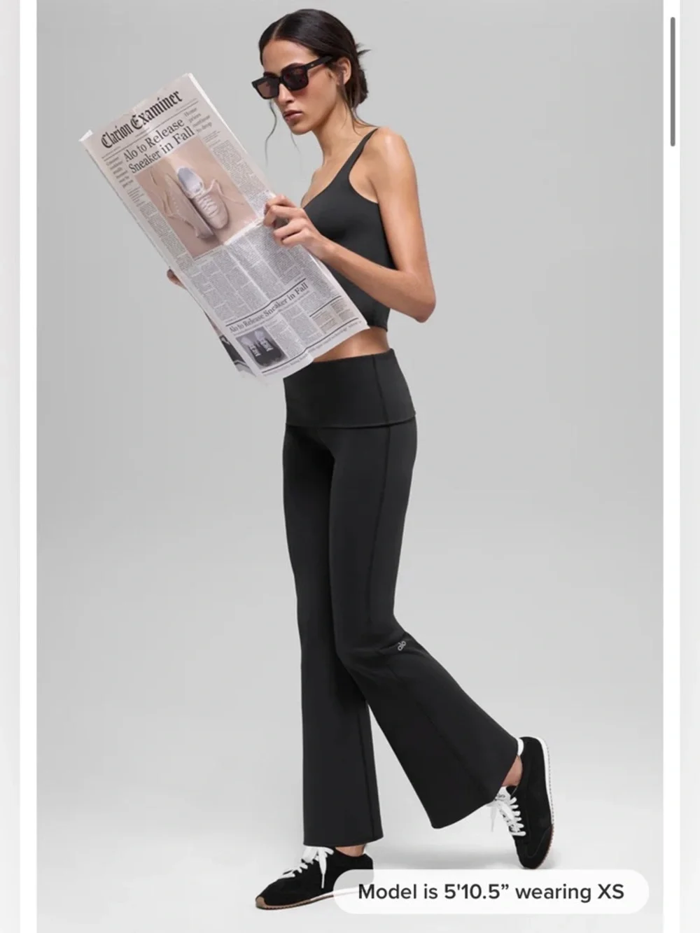 ALO Softsculpt 7/8 Foldover Flare Legging - Picture 5 of 8